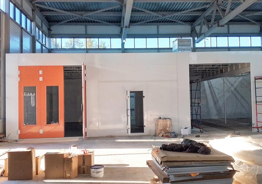 big spray booth